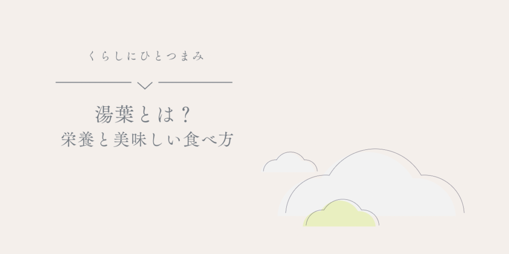 湯葉とは？栄養と美味しい食べ方を解説した記事のアイキャッチ画像